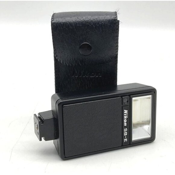 Nikon Series E 35mm Film Camera, SB-E Speedlight Vivitar Lens Cases Untested - Picture 12 of 14